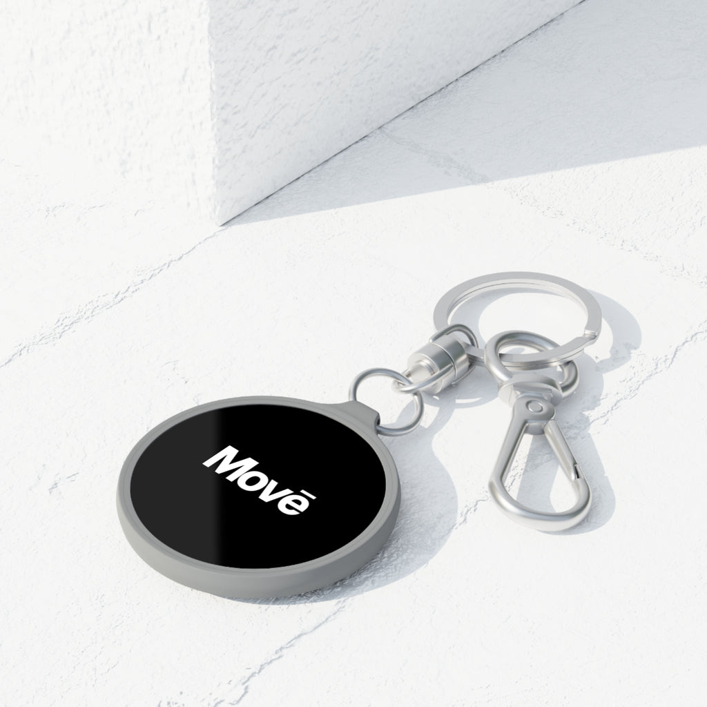 Keyring Tag Move Logo Metal Keychain