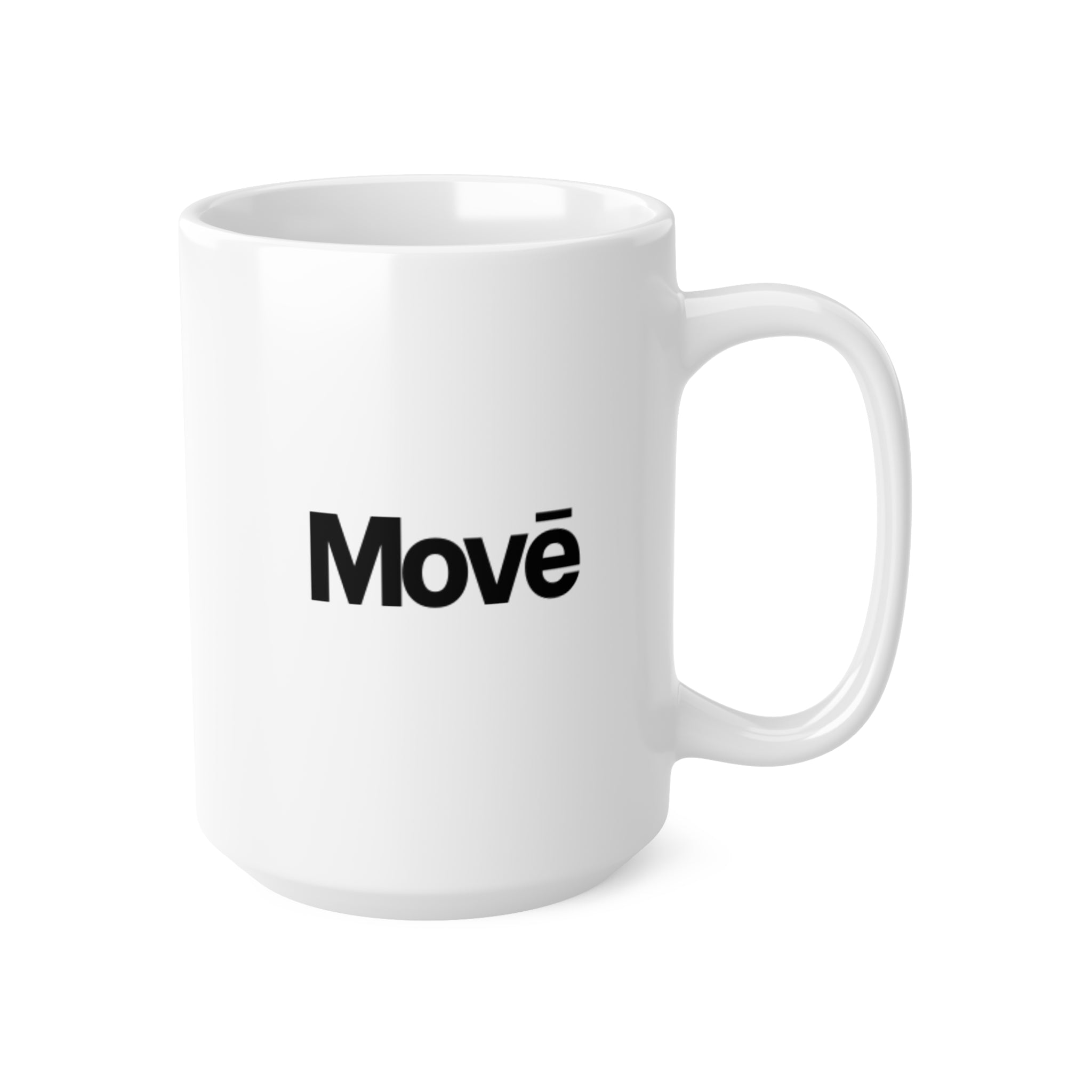 Move White Coffee Mug