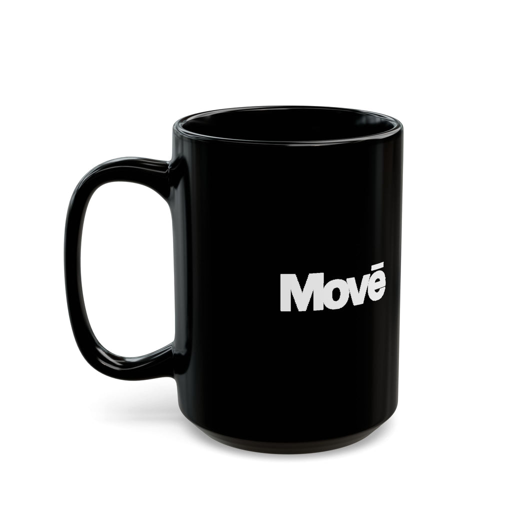 Move Black Coffee Mug