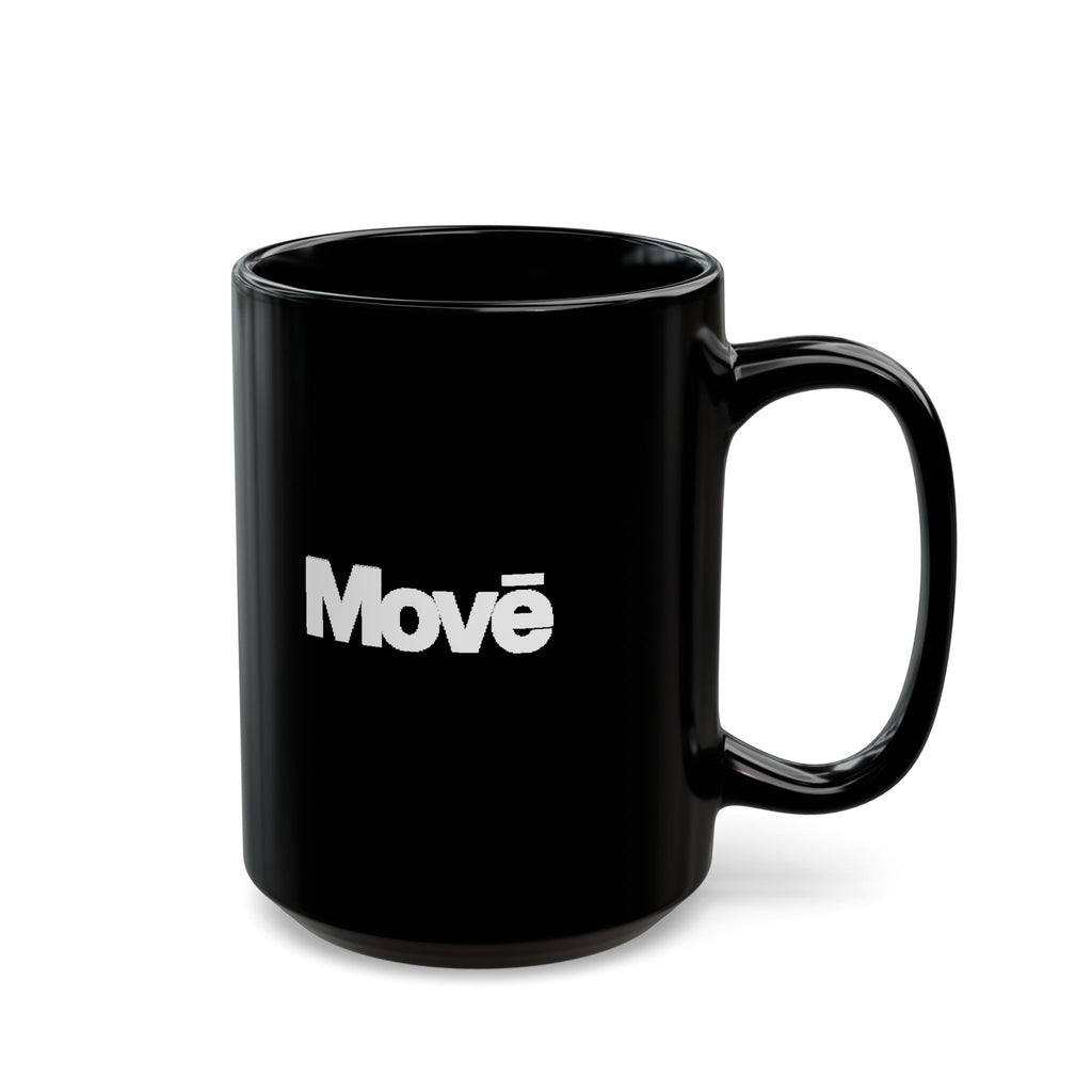 Move Black Coffee Mug