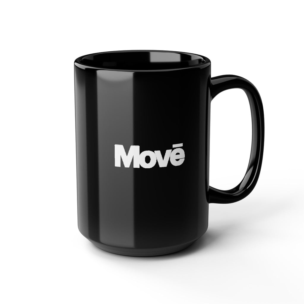 Move Black Coffee Mug